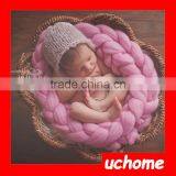 UCHOME Baby Newborn Blanket Photo Prop Newborn Photography Props Accessories Handmade Crochet Baby Blanket thumbnail-5