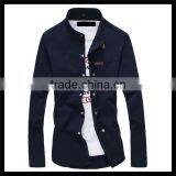 China Wholesale Market New Design Fancy Polyester Jeans Shirt