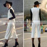 Guangzhou Garment Factory Formal Casual Wear High End Ladies Fashion Pants 2016 thumbnail-3