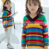 Zm35787a 2017 Winter Girls Knitted Sweater New Design Children Tops thumbnail-1