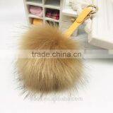 Hot Soft Faux Fur Keychain Balls Key Chain Bag Phone Shape Accessory For Car Key Holder Ring Fur Ball Jmq-52 thumbnail-5