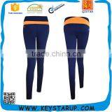 Wholesale Custom Gym Navy Blue Yoga Pants Legging thumbnail-1