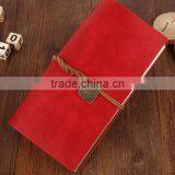 Custom Retro Journal Planner PU Cover Loose Leaf Notebook Removable Inner Pages thumbnail-3