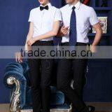 Mens Tailor Dress Shirts Banded Collar Shirts Poly Cotton Shirt for Men thumbnail-5