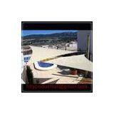 NEW GREEN AND BEIGE TRIANGLE SUN SHADE SAILS ALL SIZES thumbnail-1