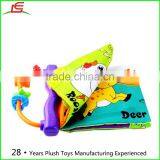 0-12 Month Baby Rattles Teether Toys Soft Plush Waterproof Baby Bath Book thumbnail-3