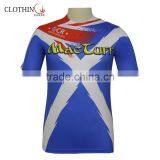 Free Sample China Customized Polyester Fintness T-shirt thumbnail-1