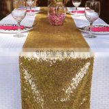 New Hot Sale Glitter Gold Sequins Fancy Wedding Table Runner