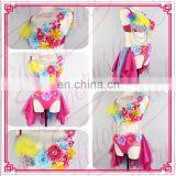 Aidocrystal Handmade Custom Made Performance Clothes for Women Belly Dance Costumes Sexy Dance Bra and Belt thumbnail-1