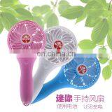 Wholesale Mini handheld electric and USB portable Charge fan