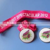 Round shape custom printed logo souvenir medals
