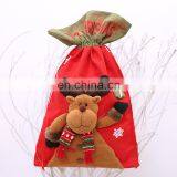 Large Christmas Gift Bags Non Woven Bag Santa Snowman Reindeer Candy Bag Wholesale Santa Sacks Christmas Decoration 2017 thumbnail-2