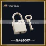 Custom Metal Box Lock, Metal Hardware Lock For Cosmetic Box, Metal Padlock For Box thumbnail-2