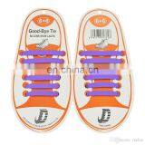 12PCs/ Pack New Unisex Kids Athletic Running No Tie Shoelaces Elastic Silicone Shoe Lace All Sneakers Fit Strap 13 Colors thumbnail-7