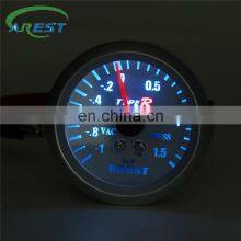 2'' 52mm Car Truck Mechanical Boost Turbo Vacuum Pointer Gauge BAR Blue LED White Phantom Universal 12V Boost Meter Type R thumbnail-1