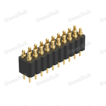 Dnenlink 2.00mm Pitch Dual Row H4.0mm Straight SMT Type Male Header PogoPin Connector thumbnail-2