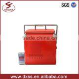 13L Steel Cold Box Samll Cool Chest Retro Portable Ice Cooler thumbnail-3