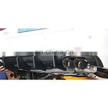 Car Accessories Auto Carbon Fiber Rear Bumper Kits Diffuser Lip For AUDI A4 S4 B9 Sport thumbnail-3