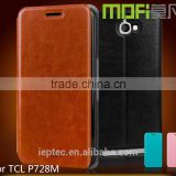 MOFi Case Housing for TCL P728 Flip Cover, Mobile Phone Coque PU leather Back Cover for TCL P728M
