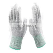 Esd Palm Fit Gloves With pu Coated Palm for Safety and Work thumbnail-3