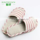 Cotton slipper self-designed with high quality cotton sandal indoor slipper floor slipper