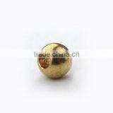 Fashion Jewelry Findings Smooth Brass Beads With Two Hole Diameter 4mm Hole 1.5mm thumbnail-1