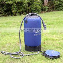 Inflatable Shower Bag With Foot Pump Pressure Bathing Water Bag Portable For Outdoor Travel Camping Beach Washing Cars Tools thumbnail-1