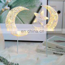 Muslim Led Christmas Shop Bedroom Light Weight Bamboo Decorations Lamp for Home Living Room Wedding Table Light Decor With Wood thumbnail-1