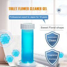 1/6 Hot Sale Anti-odor Flower Gel Self-cleaning Detergent Long lasting Toilet Bowl Cleaner