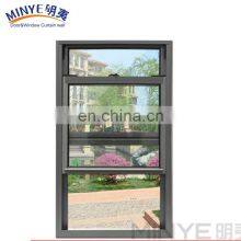 American style good quality vertical sliding window up down sliding windows