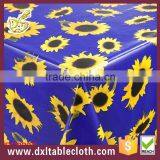 Wholesale Cheap Sunflower Vinyl Printed Party Tablecloths