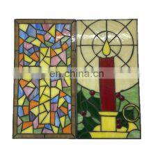 High Quality Customized Art Design Church Glass Themed Stained Glass Window Panel Tempered Glass thumbnail-3