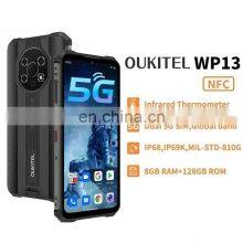 2021 Global Rugged Phone Oukitel WP13 5G 6.5inch 8+128GB Waterproof Smartphones NFC Dual Sim Android 11 Cell Phones thumbnail-4