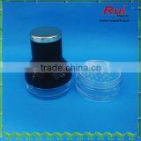 Black Empty Face Blusher Container With Soft Brush,black Makeup Blusher Packaging Container thumbnail-2