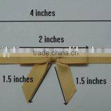 China Supplier Polyester Pre Tie/satin Ribbon Bow With Wire Twist thumbnail-3