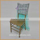 C186C Jenny Bridal Fancy Turquoise Chiavari Chair Cover for Wedding Quality Choice thumbnail-2