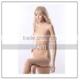 Sitting Sex Female Display Mannequin Model Plastic With Wig thumbnail-6