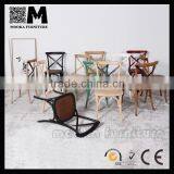Cheap Vintage Crossback Chair X Back Chair Cafe Restaurant Banquet Chair thumbnail-1