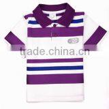 Wholesale Kids Boys T-shirt Kids School Uniform Child Polo Shirts White Top and Tees Manufacturer thumbnail-2