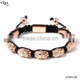 High Quality Stainless Steel Buddha Bracelet PVD Plated Real 18k Gold Color thumbnail-6
