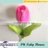 Taibo single stem new material decorative PU artificial flower tulip
