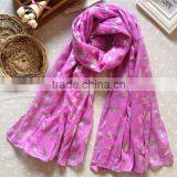 Wide 100% Cotton Pashmina Shawl Scarf for Women thumbnail-4