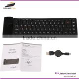 [somostel] Wholesale Bluetooth silicone soft gaming computer keyboard for laptop and tablet pc