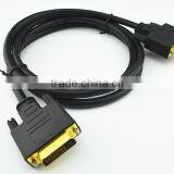 Gold Plated Connector CCS/BC/TC M to M Scart to Dvi Converter 24+1 Wrapped PVC thumbnail-3