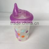 2015 Best Selling 9oz Leakage proof First Years Simple Sippy Cup /spill proof baby sippy cups/Kids drinking cups joyshaker