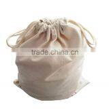 Organic Cotton Drawstring Bag for Storage Small Drawstring Gift Bag thumbnail-4