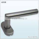 Door Round Knob With Oval Rose thumbnail-4