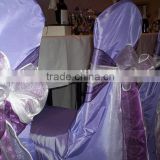 Crystal wedding and banquet organza chair sash