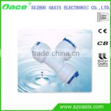 Water Filter T-Shape 3-Way Quick Fitting 1/4'',3/8''