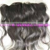 in Stock Indian Remy Hair Natural Color Natural Wave 13*4 Lace Frontals thumbnail-1
